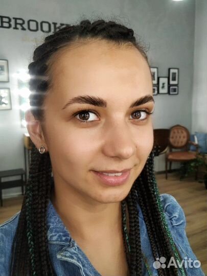 Долговременная укладка бровей, окрашивание и корре