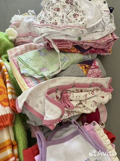 Вещи детские огромный пакет с рождения до 3-6 мес