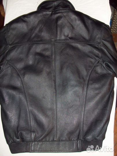 Бомберок кожаный мужской р.54-56