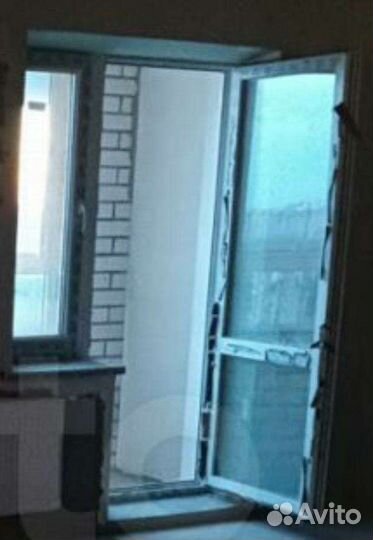 Алюминиевая лоджия раздвижная, бу