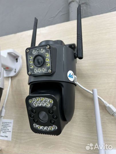 Уличная 4G камера с двойным объективом