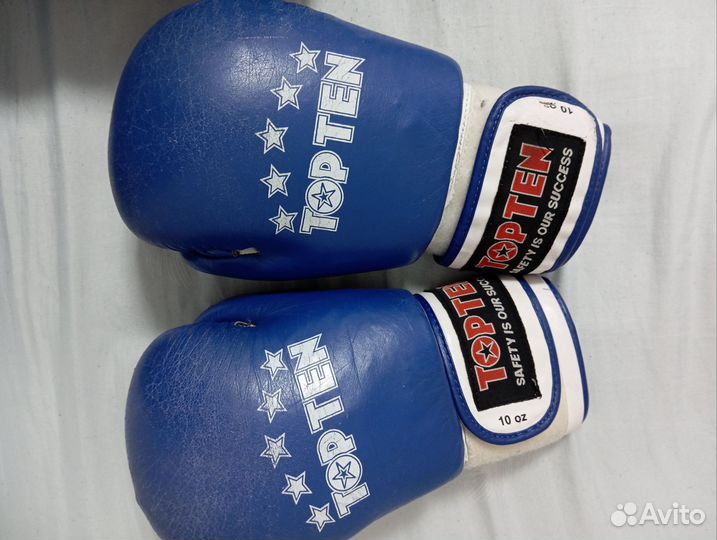Боксерские перчатки 10 oz бу
