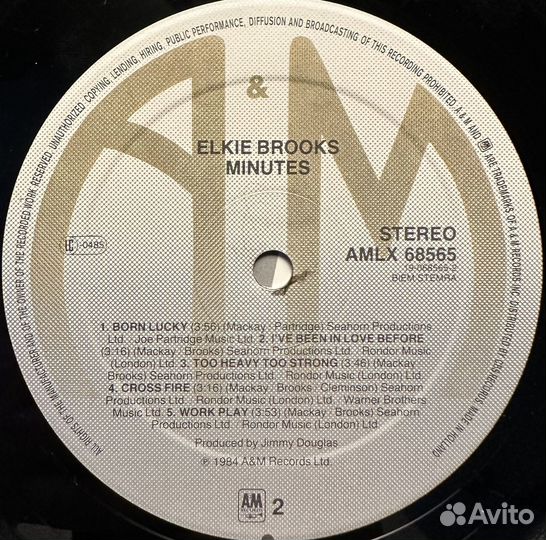 Elkie Brooks – Minutes (Голландия 1984г.)