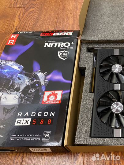 Видеокарта Radeon RX 580 8gb Sapphire Nitro+