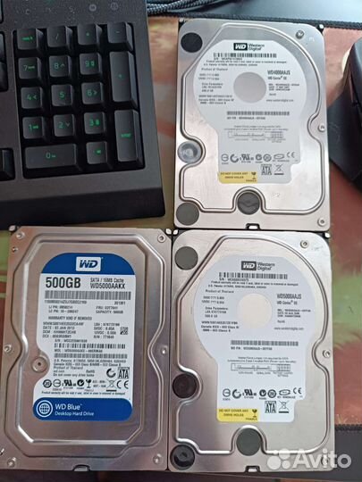 HDD/SSD, 2,5-3 дюйма, от 240gb до 2Tb и 1 внешний