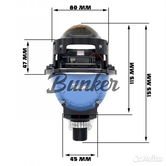 Светодиодные Bi-Led модули TaKiMi TriLed Viper 3.0