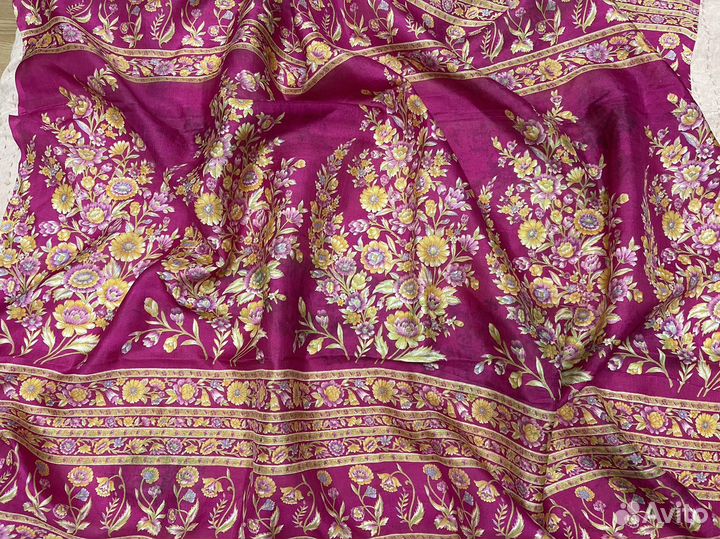 Отрезы, натуральный шелк, шелковые платки