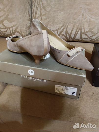 Туфли женские 4,5 размер. Натуральная замша