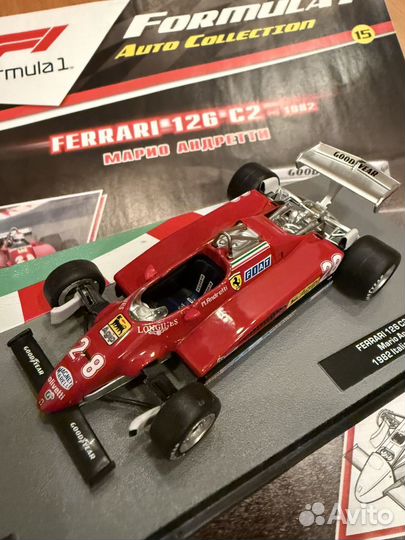Модель Формула 1 Ferrari 126 C2 - Andretti -1982