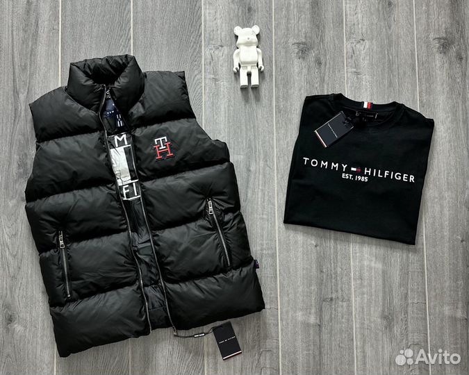 Мужской жилет Tommy Hilfiger+футболка в подарок