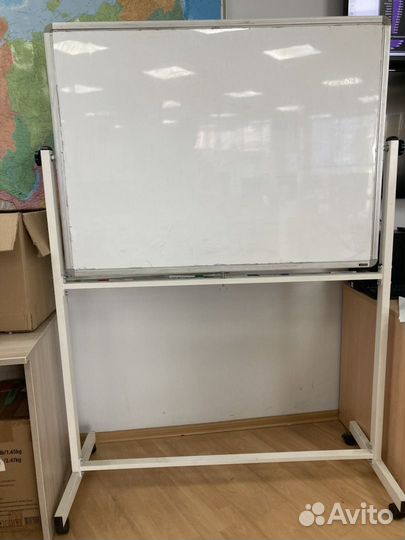 Доска флипчарт магнитно маркерная 120*90 см