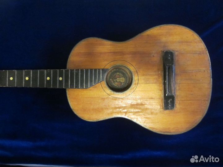 Старинная 7стр. гитара ммп главмузинсирумент РСФСР