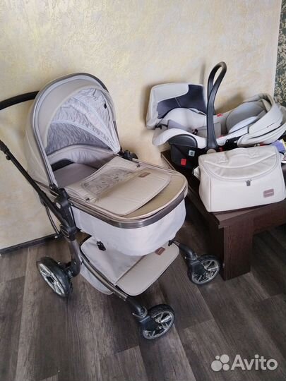 Коляска luxmom 3 в 1 бу