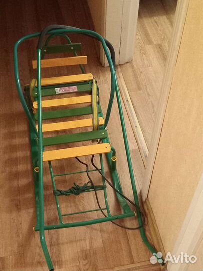 Детские зимние санки с колесами