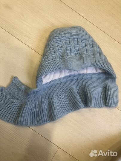 Шапка шлем зимний журавлик