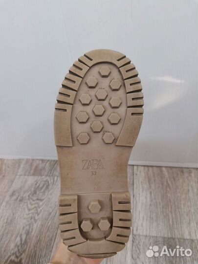 Сапоги зимние Zara на девочку 32 р