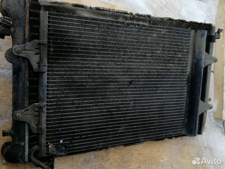 Кассета радиаторов шкода фабия