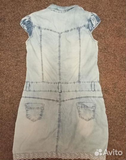 Платье джинсовые 48-50 размер