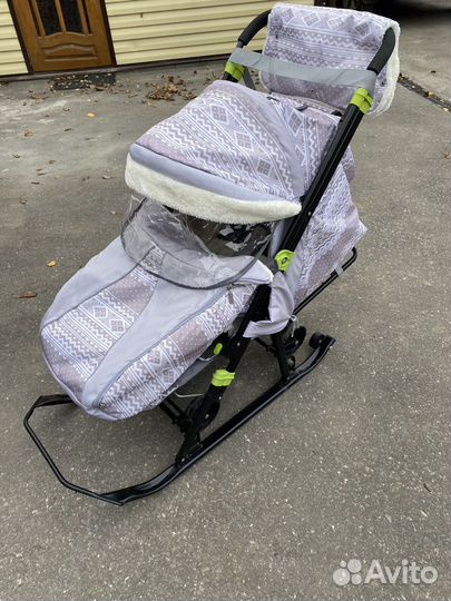 Санки-коляска Snow Galaxy luxe Финляндия