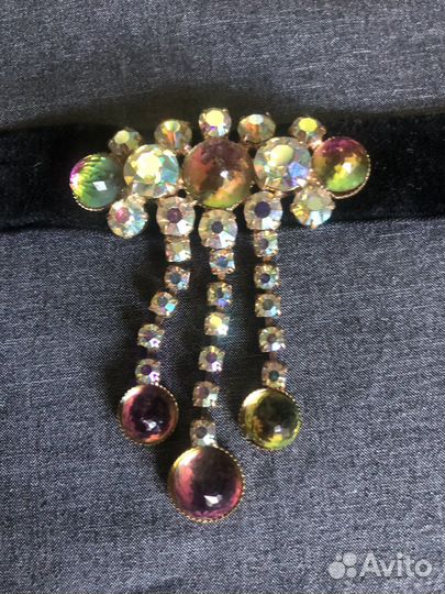 Бижутерия Чехия Ожерелье колье чокер винтаж