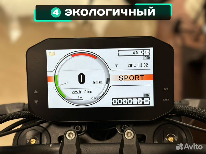 Электромотоцикл Alrendo TS Bravo