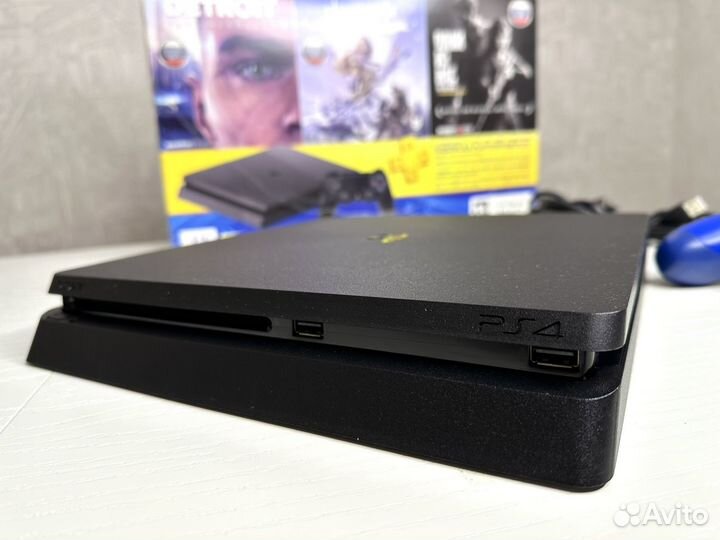 Sony playstation 4 slim 1tb с играми