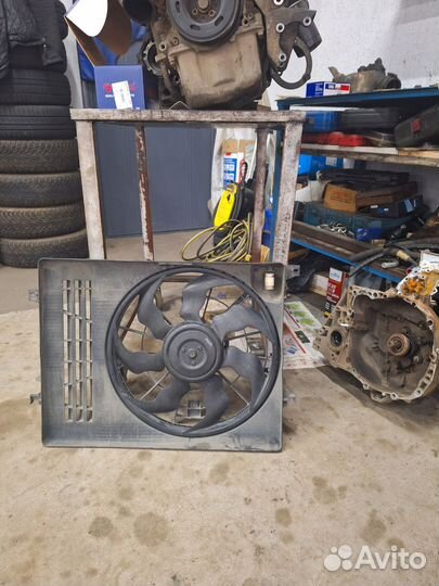 Вентилятор охлаждения хэндай ix35 б/у
