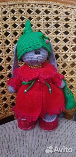 Зайка Тильда ручной работы (игрушка для детей)