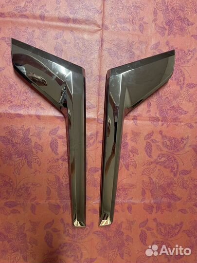 Хром фары передний toyota land cruiser 200