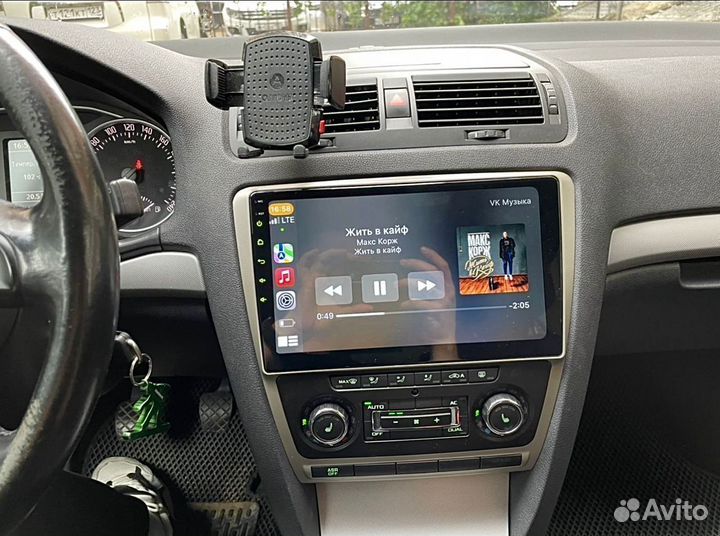 Магнитола Skoda Octavia A5 Android IPS