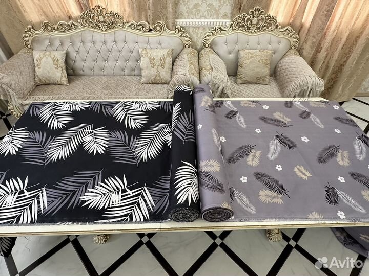 Остатки ткани в рулонах