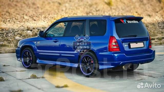 Накладки на пороги Aero Forester 2 SG (2002-2005)