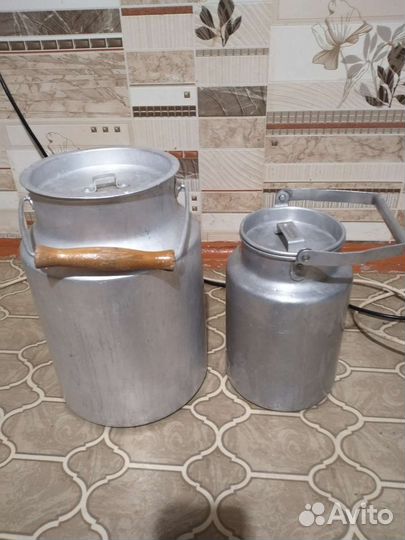Бидон алюминиевый 10 литров и 4 л