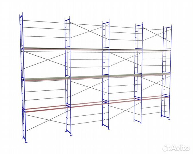 Аренда строительных лесов с настилами, Вышка Тура