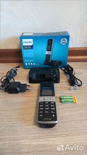 Телефон беспроводной Philips d635