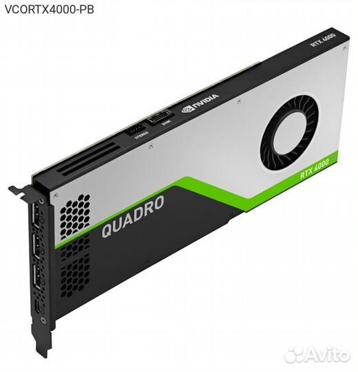 Видеокарта PNY nVidia Quadro RTX 4000 gddr6 8GB, V