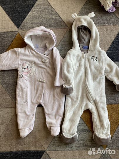 Вещи пакетом на девочку 56 62 68