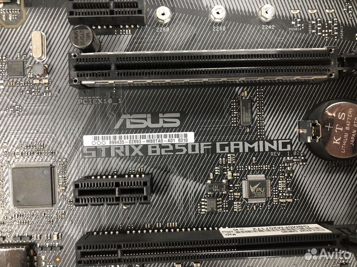 Материнская плата asus strix 8250 f gaming