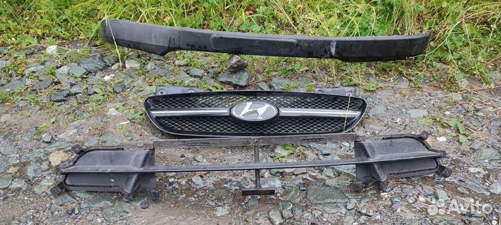 Решетка радиатора hyundai getz