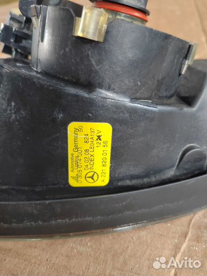 Фара противотуманная Mercedes-Benz w221