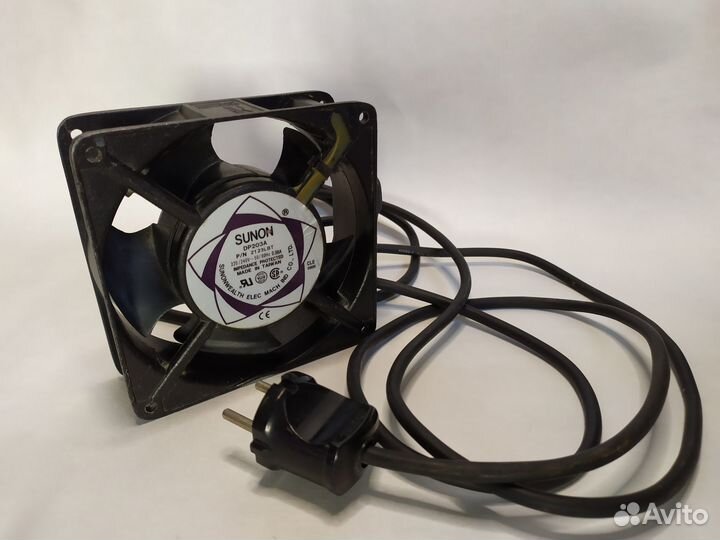 Вентилятор sunon DP203 с вилкой в розетку