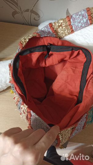 Сумка женская тряпичная индийская