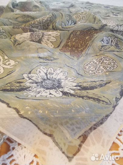 Красивый шифоновый платок Италия