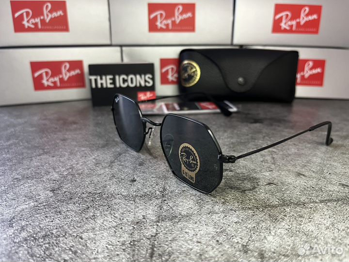 Солнцезащитные очки Ray ban octagonal/black