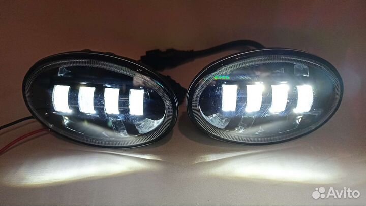 LED птф honda белый свет