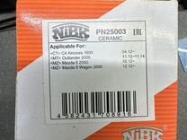 Колодки тормозные nibk PN25003