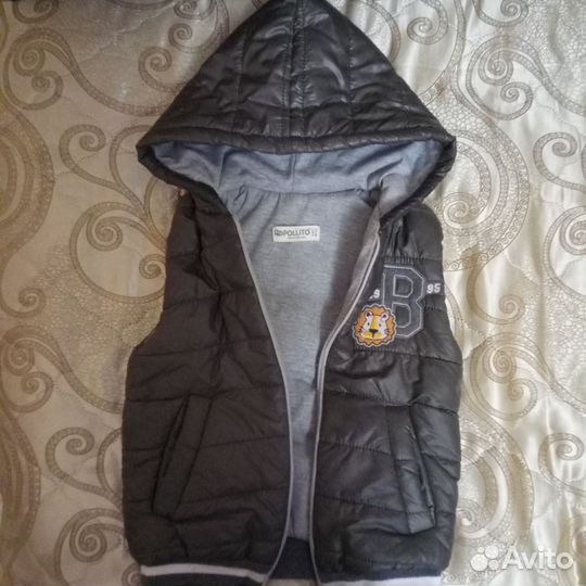 Куртка детская без рукавов(безрукавка) Турция