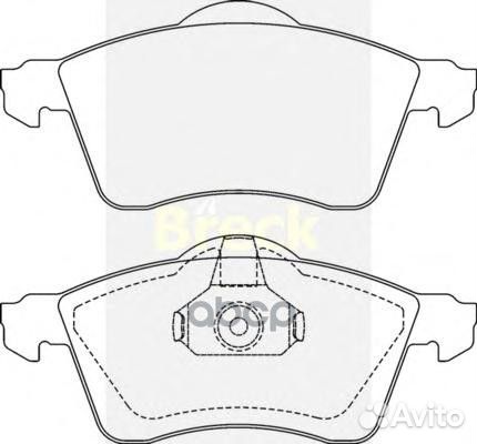 Колодки торм.пер. VW T IV 1.9TD/2.4D/2.5TDI/2.8