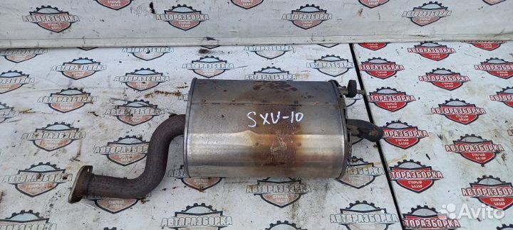 Бочка глушителя Toyota Harrier SXU10 5SFE 2000