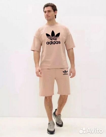 Летний костюм Adidas шорты+футболка